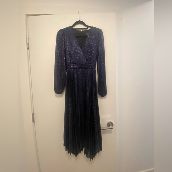 NWT Sahara Wrap Plisse Midi Dress | Ever New - Picture 3 of 5